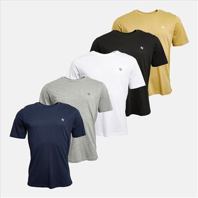 Jack & JonesMens Joseph Five Pack T-Shirts