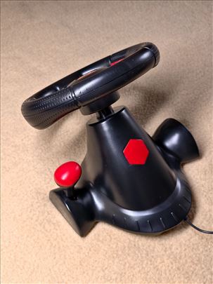 Volan za igrice PC Gembird STR-ShockForce-II USB 2