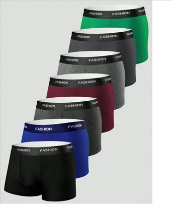 7pcs/Pack Men's Comfortable Elastic Letter Waistba