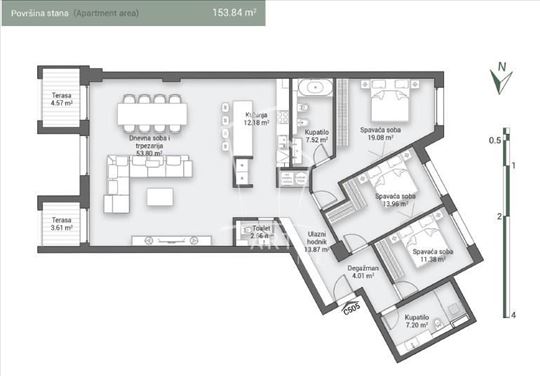 King's Circle Residence, luksuzna novogradnja ID#1