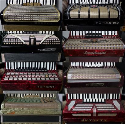 Školske harmonike 48,60,72,80,96,120 basova