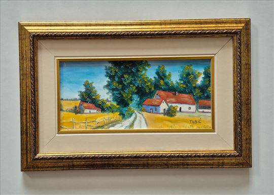 Ulje na lesonitu - Leto na salasu, prelepo!