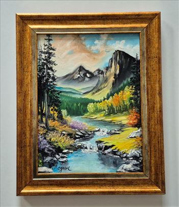 Ulje na platnu - Jesen, slika cetiri. 