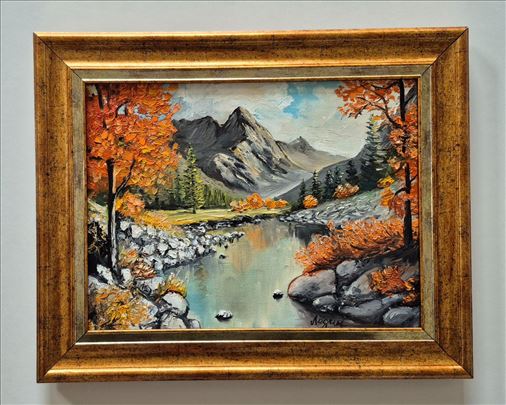 Ulje na platnu - Jesen, slika dva.