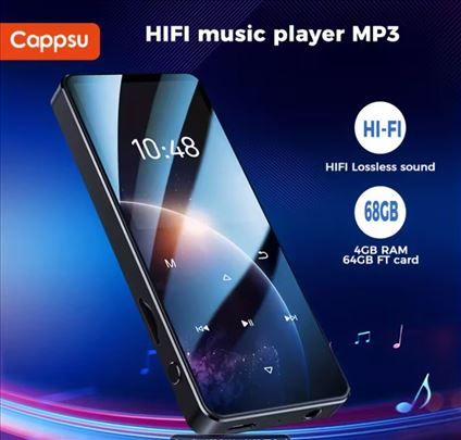 Cappsu 68GB MP3 Player With Wireless Connectivity