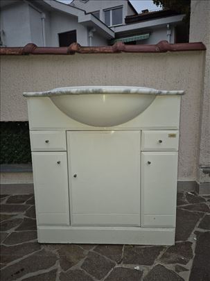 Lavabo sa mermerom METALKRIS korišćen 80 / 57 / 86