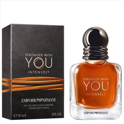 MUSKI PARFEM Armani Stronger with you intense 100m