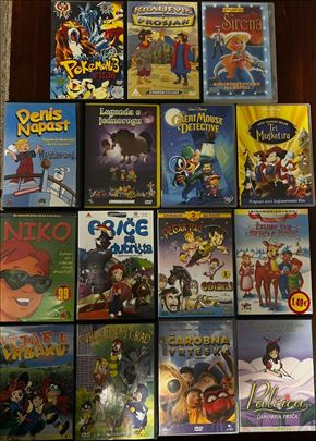 Razni DVD crtani filmovi