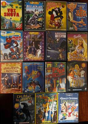 Razni DVD crtani filmovi
