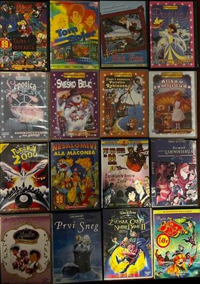 Razni DVD crtani filmovi