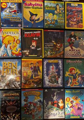 Razni DVD crtani filmovi