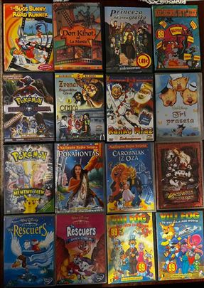 Razni DVD crtani filmovi