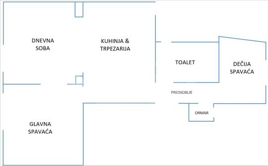 Salonski stan+parking mesto (renoviran, opremljen)