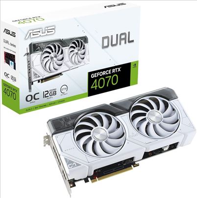 ASUS Dual GeForce RTX 4070 White OC Edition 12GB