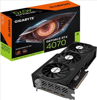 GIGABYTE GeForce RTX 4070 WINDFORCE OC 12G Graphic