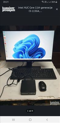 Intel NUC Core 11th generacije I3-115G4, DDR4 8GB,