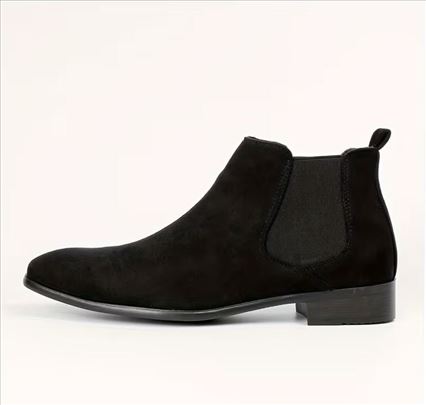 Men's Solid Color Squared-toe Chelsea Boots - 4 bo