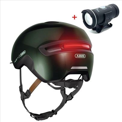 ABUS Hud-Y Biciklistička Kaciga + Poklon Svetlo DK