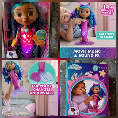 Gabbys Dollhouse Gabi lutka sirena, svira,svetli