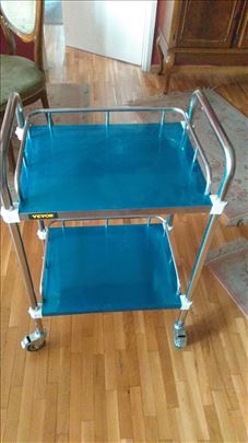 Inox kolica sa policama  56 x 38 x 87 cm