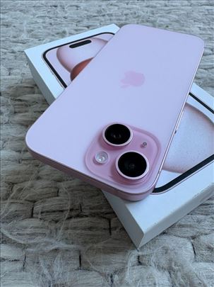 Iphone 15 128gb rozi  - Odlican