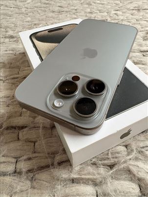 Iphone 15 pro 128 gb natural titanijum bh 89