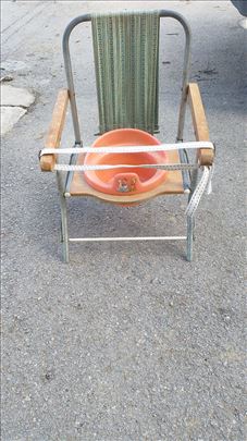 Stolica princeza za decu u prirodi Vintage