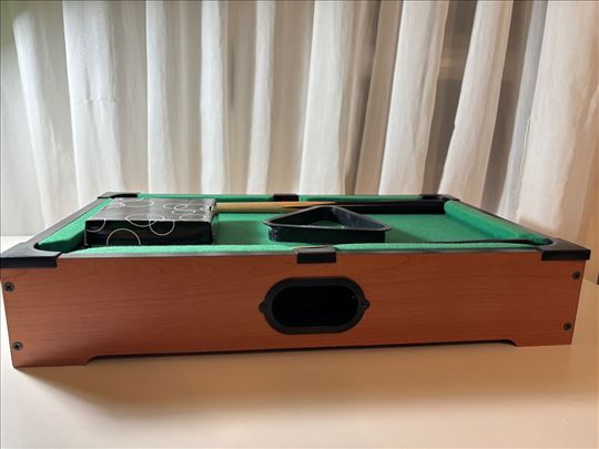 Stoni Bilijar/Mali Bilijar Kao Nov, Ceo Set+Kutija