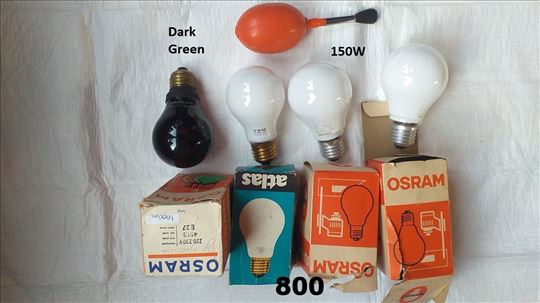 Zeleno svetlo za mračnu komoru sijalica