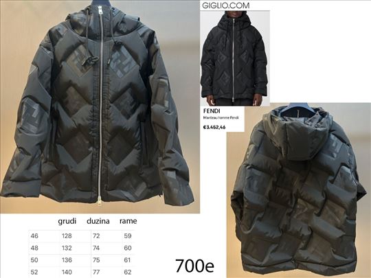 Burberry, Fendi, Gucci,Loewe, Prada, vrh jakne