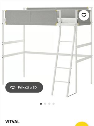 Deciji krevet na sprat i dusek (Ikea)- kao Nov