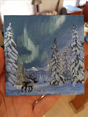 Nova ručno pravljena sličica 10x10cm! Kao poklon 