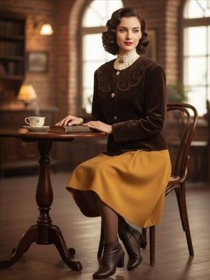 Baršunasti Vintage Šarm - Tracht Stil