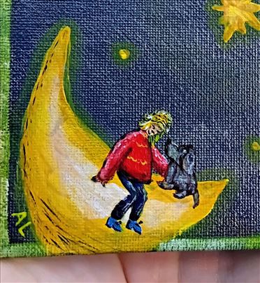 Nova ručno pravljena sličica 10x10cm! Kao poklon