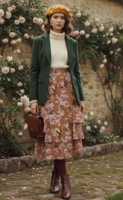 NOVO! H&M Suknja Veličina 36 – Cvetni Raj! 