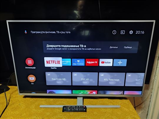 philips 4k android ambilajt 43pus8505/12 ultra hd 
