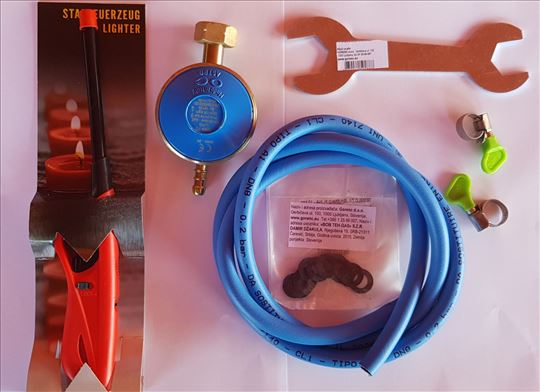 Plinsko crevo - MAXI butan set 1,5m 