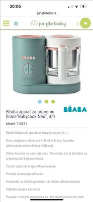 Povoljno nekoriscen Beaba aparat za kuvanje na par