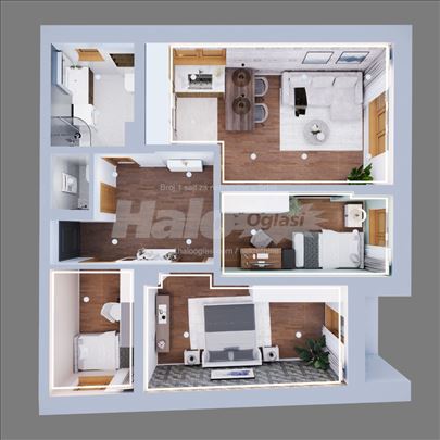 Prodaja luksuznog četvorosobnog stana 