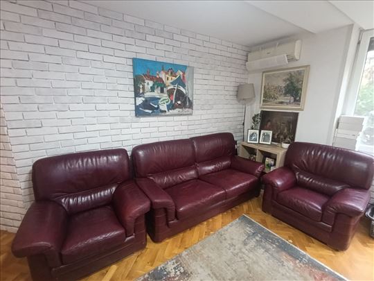 Simpo kožna garnitura