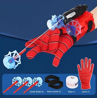 Spajdermen Rukavica Sa ISPALJIVAČEM Za MREŽU