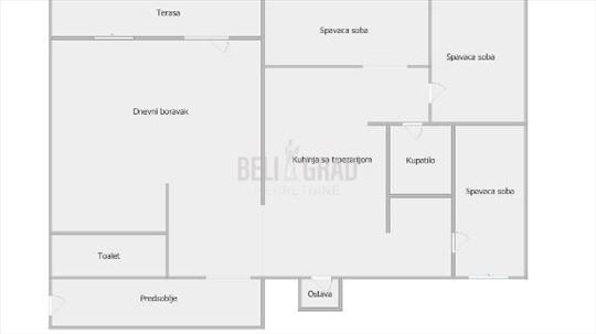 Troiposoban, Blok 19a, uknjižen, idealan za porodi
