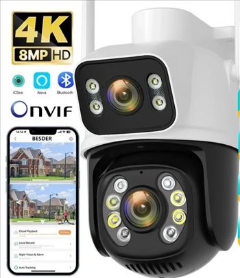 Wifi DUPLA Kamera PTZ Okretna + memorija 64Gbp