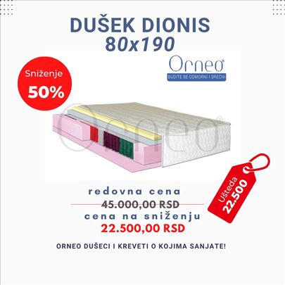 Dusek Dionis 80x190 50%popust
