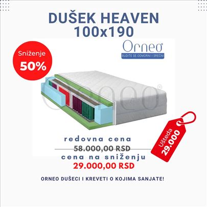 Dusek Heaven 100x190 50%popust