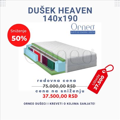 Dusek Heaven 140x190 50%popust