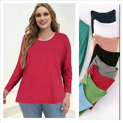 Pamučne majice dug rukav do 3xl