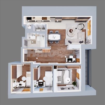 Prodaja luksuznog četvorosobnog stana 