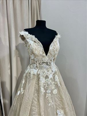 Venčanica u gold boji Demetrios akcija