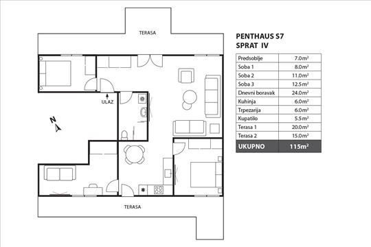 Zemun, stan u izgradnji, uračunat PDV